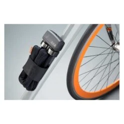Antivol Pliable 800 Gris + Holder -Magasin De Vélos antivol pliable 800 gris holder 2
