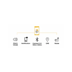 Antivol Netlock 60 HU Luma -Magasin De Vélos antivol u diam 16mm x 260mm alarme connecte noir 5