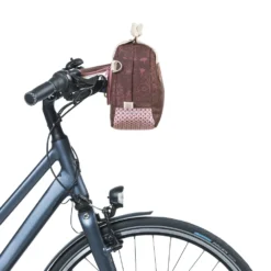 Sacoche De Guidon Basil Boheme Rouge 8l -Magasin De Vélos basil boheme city handlebar bag kf 8 liter red 4
