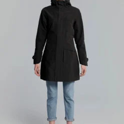 Parka Imperméable Basil Mosse Femme -Magasin De Vélos basil mosse bicycle rain parka women black