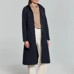 Trench Basil Mosse Femme 16 Trench Basil Mosse Femme -Magasin De Vélos basil mosse bicycle rain trenchcoat women blue 5
