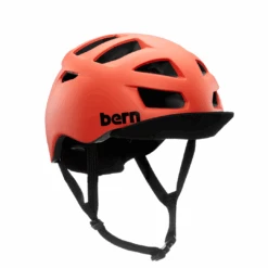Casque Bern Allston Visor -Magasin De Vélos bern allston matte coral