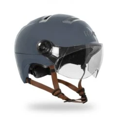 Kask URBAN R WG11 (visière Interchangeable) -Magasin De Vélos casque kask urban r wg11 velo urbain zucchero bleu gris