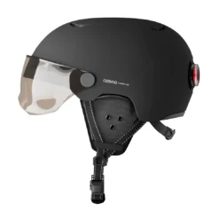 Casque Vélo Urbain Avec Feu Intégré -Magasin De Vélos casque velo avec lumiere cosmo ride premium noir