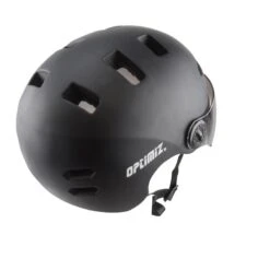 Casque Vélo Urbain à Visière (écran Fumé) 0380 Optimiz 21 Casque Vélo Urbain à Visière (écran Fumé) 0380 Optimiz -Magasin De Vélos casque velo avec visiere integree noir optimiz
