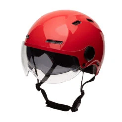 Marko Helmets Cadence (7 Couleurs, 2 Visières) -Magasin De Vélos casque velo aviateur marko helmets rouge