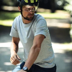 Casque Abus Hyban 2.0 Ace Avec Visière -Magasin De Vélos casque velo homme visiere abus hyban 2 0 ace noir fluo