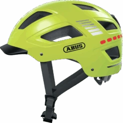 Casque Vélo Abus Hyban 2.0 LED (4 Couleurs) -Magasin De Vélos casque velo jaune abus hyban 2 0 led