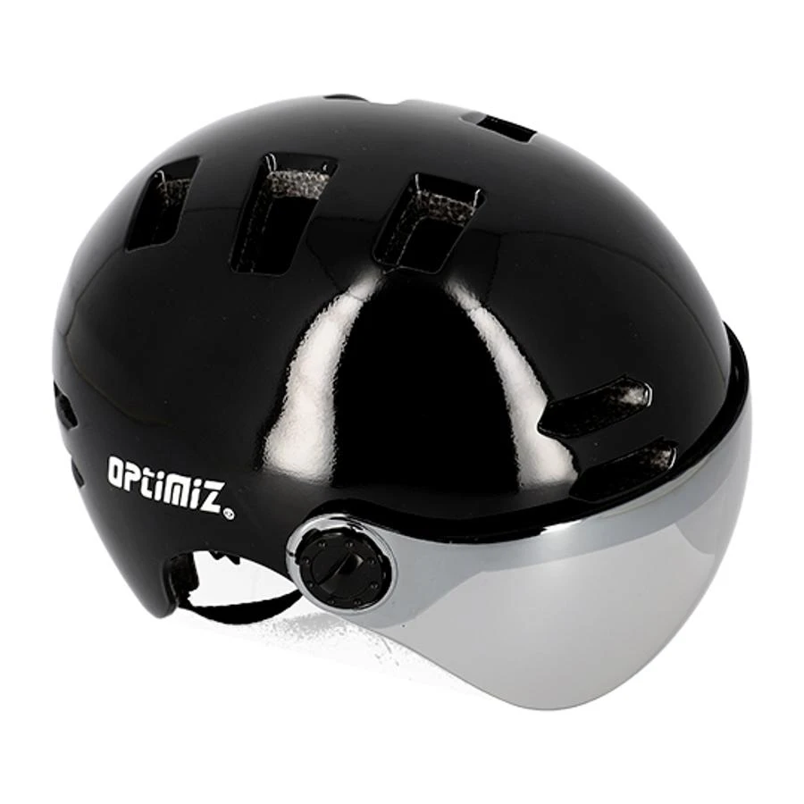 Casque Vélo Urbain à Visière (écran Fumé) 0380 Optimiz 4 Casque Vélo Urbain à Visière (écran Fumé) 0380 Optimiz – Image 2