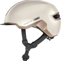 Abus Casque à Visière Design Et Réglable Hud Y (5 Modèles) 13 Abus Casque à Visière Design Et Réglable Hud Y (5 Modèles) -Magasin De Vélos casque velo urbain beige abus hud y champagne gold