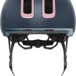 Abus Casque à Visière Design Et Réglable Hud Y (5 Modèles) 11 Abus Casque à Visière Design Et Réglable Hud Y (5 Modèles) -Magasin De Vélos casque velo urbain bleu marine motif femme abus