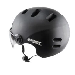 Casque Vélo Urbain à Visière (écran Fumé) 0380 Optimiz 22 Casque Vélo Urbain à Visière (écran Fumé) 0380 Optimiz -Magasin De Vélos casque velo urbain visiere lunette noir optimiz