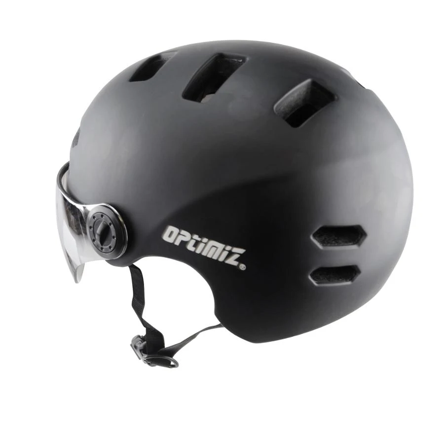 Casque Vélo Urbain à Visière (écran Fumé) 0380 Optimiz 12 Casque Vélo Urbain à Visière (écran Fumé) 0380 Optimiz – Image 10