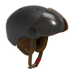 Casque Vélo Visière Premium Revoe -Magasin De Vélos casque velo ville noir mat avec visiere