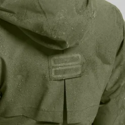 Parka Imperméable Basil Mosse Femme -Magasin De Vélos detail au dos de la parka impermeable basil mosse