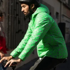 Veste Doudoune Urban Circus JONGLEUR 17 Veste Doudoune Urban Circus JONGLEUR -Magasin De Vélos doudoune jongleur verte hiver urban circus