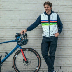 Gilet Réfléchissant Vélo Go Fluo Darkchamp -Magasin De Vélos gilet reflechissant darkchamp go fluo