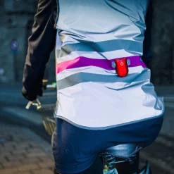 WOWOW Gilet Vélo Sans Manche Lucy Blanc -Magasin De Vélos gilet reflechissant velo blanc rose
