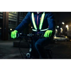 WOWOW Harnais Réfléchissant Vélo Fluo -Magasin De Vélos harnais velo cycliste fluo wowow etre vu a velo