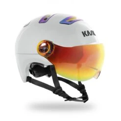 Kask URBAN R Rainbow Chrome WG11 -Magasin De Vélos kask urban r blanc rainbow chrome