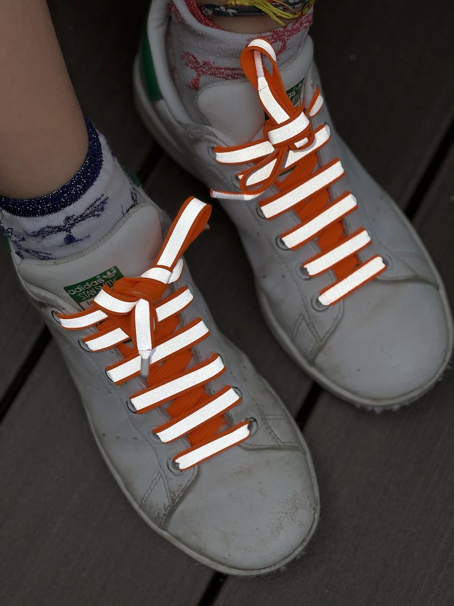 Lacets Réfléchissants Oranges 4 Lacets Réfléchissants Oranges – Image 2