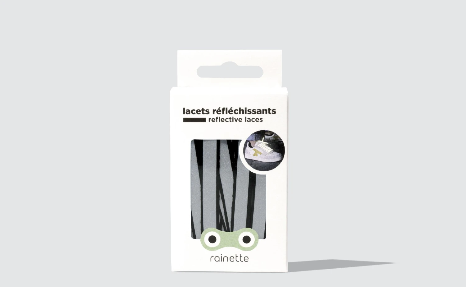 Lacets Réfléchissants Noirs 3 Lacets Réfléchissants Noirs