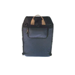 Sacoche Vélo Convertible Sac à Dos BASIL -Magasin De Vélos sacoche velo basil noir au verso