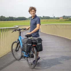 Double Sacoche Porte-bagages MIK New Looxs -Magasin De Vélos sacoche velo homme cycliste new looxs vigo