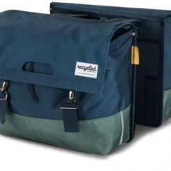 Sacoche Double Imperméable Urban Proof 40L -Magasin De Vélos sacoches velo double bleu marine vert urban proof