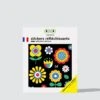 Autocollants Rétroréfléchissants Petites Fleurs 1 Autocollants Rétroréfléchissants Petites Fleurs -Magasin De Vélos stickers reflechissants visible fleurs gwe multicolore velo trottinette securite jour