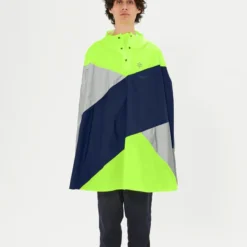 Cape De Pluie Urban Circus Vuelta -Magasin De Vélos urban circus poncho pluie velo design bleu marine jaune