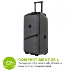 Valise Vélo Porte Bagage Wantalis Trolley -Magasin De Vélos valise velo porte bagages trolley wantalis litrage